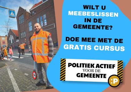 Politiek actief - banner